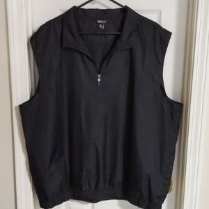 Men's Steve and Barry's 1/2 zip Bubba golf vest